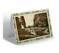 CHRISTMAS NOTELET - Vintage Somerset - The Bridge, Simonsbath, Exmoor