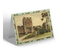 CHRISTMAS NOTELET - Vintage Somerset - The East Gateway, Farleigh Hungerford (b)