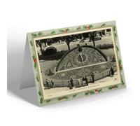 CHRISTMAS NOTELET - Vintage Somerset - The Floral Cuckoo Clock, Weston-super-Mare