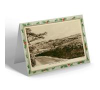CHRISTMAS NOTELET - Vintage Somerset - View from Broad Lane, East Chinnock