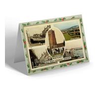 CHRISTMAS NOTELET - Vintage Somerset - Watchet. Old West Country Seaport (b)