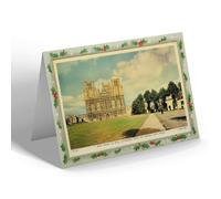 CHRISTMAS NOTELET - Vintage Somerset West Front Wells Cathedral Ancient Gate House b