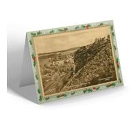 CHRISTMAS NOTELET - Vintage Staffordshire - Gog and Magog, Ipstones