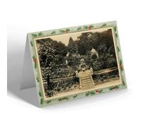 CHRISTMAS NOTELET - Vintage Staffordshire - The Sundial, Alton Towers (a)