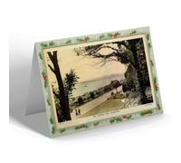 CHRISTMAS NOTELET - Vintage Suffolk - Bay Looking West, Felixstowe (b)