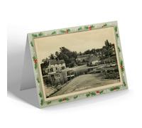CHRISTMAS NOTELET - Vintage Suffolk - High Tide At Pin Mill