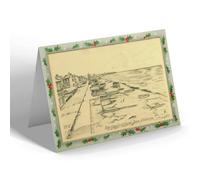 CHRISTMAS NOTELET - Vintage Suffolk - View from Coast Guard Tower, Aldeburgh (a)