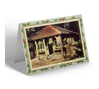CHRISTMAS NOTELET - Vintage Surrey - Mr Lloyd George's Farm Shop, Churt (dc)