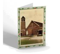 CHRISTMAS NOTELET - Vintage Surrey - St. Christopher's Church, Hinchley Wood (b)