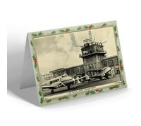 CHRISTMAS NOTELET - Vintage Surrey - The Control Tower, Croydon Airport (a)