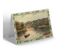 CHRISTMAS NOTELET - Vintage Surrey - The Thames at Richmond
