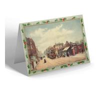 CHRISTMAS NOTELET - Vintage Surrey - West Croydon Station