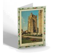 CHRISTMAS NOTELET - Vintage Sussex - Chichester Cathedral. The Bell Tower (b)