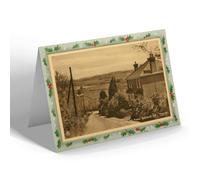 CHRISTMAS NOTELET - Vintage Sussex - Crowhurst from Ballard's Hill