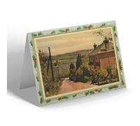 CHRISTMAS NOTELET - Vintage Sussex - Crowhurst from Ballard's Hill (b)
