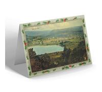 CHRISTMAS NOTELET - Vintage Wales - Bala and Lake (b)