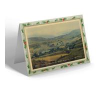 CHRISTMAS NOTELET - Vintage Wales - Bala Lake, Aran Hills and Cader Idris, Sarnau b