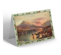 CHRISTMAS NOTELET - Vintage Wales - Bala Lake (d)