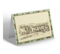 CHRISTMAS NOTELET - Vintage Wales - Bishop's Palace, St. David's