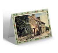 CHRISTMAS NOTELET - Vintage Wales - Boyhood Home of Mr Lloyd George, Llanystumdwy b