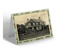 CHRISTMAS NOTELET - Vintage Wales - Bryn Awelon (Home of Mr Lloyd George), Criccieth