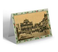 CHRISTMAS NOTELET - Vintage Wales - Cardiff. Free Library