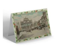 CHRISTMAS NOTELET - Vintage Wales - Cardiff Free Library (b)