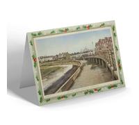 CHRISTMAS NOTELET - Vintage Wales - Central Lower Promenade, Porthcawl (bc)