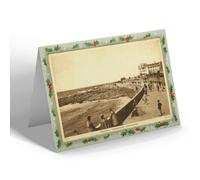 CHRISTMAS NOTELET - Vintage Wales - Central Promenade, Porthcawl (a)