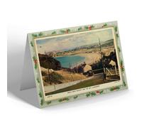 CHRISTMAS NOTELET - Vintage Wales - Great Orme Railway and the Bay, Llandudno (bc)