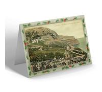 CHRISTMAS NOTELET - Vintage Wales - Llandudno. The Happy Valley and Great Orme (a)