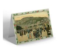 CHRISTMAS NOTELET - Vintage Wales - Llandudno. The Parade and Great Orme's Head