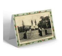 CHRISTMAS NOTELET - Vintage Wales - Memorial to Composers of Welch Anthem Pontypridd