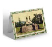CHRISTMAS NOTELET - Vintage Wales Memorial to Composers of Welch Anthem Pontypridd b