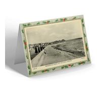 CHRISTMAS NOTELET - Vintage Wales - Promenade & Sleeping Lady, West Shore, Llandudno