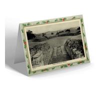 CHRISTMAS NOTELET - Vintage Wales - Roman Amphitheatre, Caerleon
