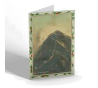 CHRISTMAS NOTELET - Vintage Wales - Snowdon from the Saddle (a)