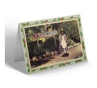 CHRISTMAS NOTELET - Vintage Wales Station Mistress Festiniog Railway Tan-y-Bwlch b b