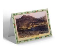 CHRISTMAS NOTELET - Vintage Wales - Tanygrisiau & Dolrhedyn, Bl., Festiniog (b)