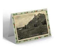 CHRISTMAS NOTELET - Vintage Wales - The Castle Ruins, Dryslwyn