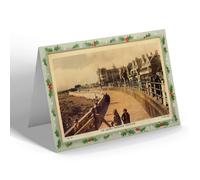 CHRISTMAS NOTELET - Vintage Wales - The Central Promenade, Porthcawl (b)
