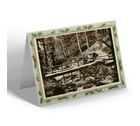 CHRISTMAS NOTELET - Vintage Wales - The First Bridge, Penmaenmawr