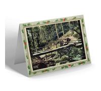 CHRISTMAS NOTELET - Vintage Wales - The First Bridge, Penmaenmawr (b)