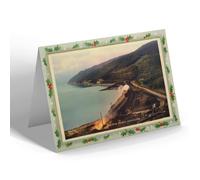 CHRISTMAS NOTELET - Vintage Wales - The Five Points, Aberdovey (b)