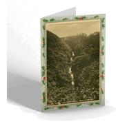 CHRISTMAS NOTELET - Vintage Wales - The Hotel and Waterfalls, Devil's Bridge (b)