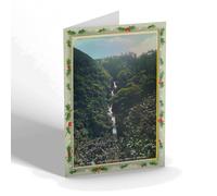 CHRISTMAS NOTELET - Vintage Wales - The Hotel and Waterfalls, Devil's Bridge (bc)