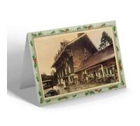 CHRISTMAS NOTELET - Vintage Wales - The Hotel, Devil's Bridge (b)