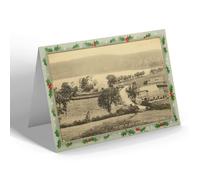 CHRISTMAS NOTELET - Vintage Wales - The Lake at Bala