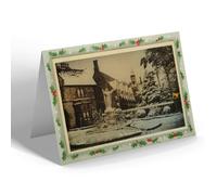 CHRISTMAS NOTELET - Vintage Wales - The Monastery, Pantasaph (b)