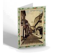 CHRISTMAS NOTELET - Vintage Wales - The Narrows, Knighton (b)